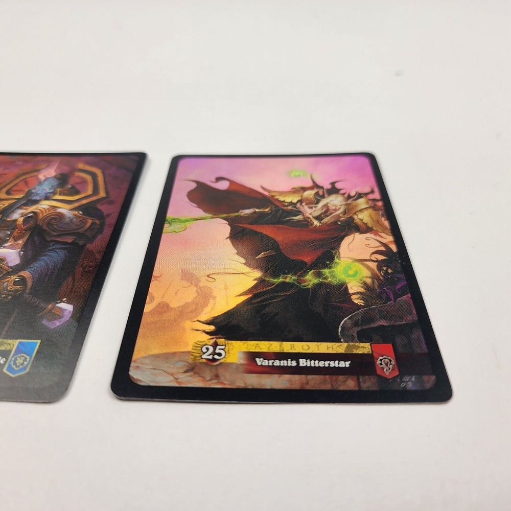 Wow World Of Warcraft Nimaasus Implacable Varanis Bitterstar Holo Foil BC Promo - Picture 6 of 6